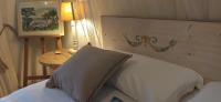 A bed or beds in a room at La collina sui trabocchi