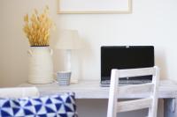 A television and/or entertainment centre at "Sunset Garden" apartment