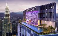 Una representación de un edificio de apartamentos con piscina. en Ascott Star KLCC Kuala Lumpur, en Kuala Lumpur