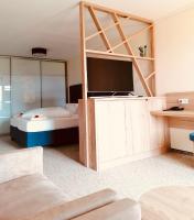 Posteľ alebo postele v izbe v ubytovaní Hotel Pachernighof