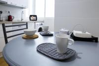 Coffee and tea making facilities at Sea & Wave Don Cristian Apartment