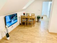 TV a/nebo společenská místnost v ubytování Apartmány Jetřichovice - České Švýcarsko