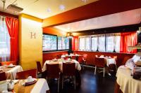 Reštaurácia alebo iné gastronomické zariadenie v ubytovaní Hotel Savoia