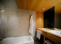 Koupelna v ubytování Hotel Osmolis