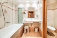 Koupelna v ubytování Hotel Scherlin