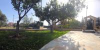 A garden outside Strelitzia Apartments