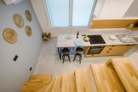Kuchyňa alebo kuchynka v ubytovaní Manolis Loft Apartment, Rhodes Town
