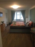 Postel nebo postele na pokoji v ubytování Apartmán Krkonoše