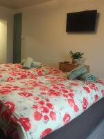 Postel nebo postele na pokoji v ubytování Apartmán Krkonoše