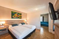 Postel nebo postele na pokoji v ubytování Hotel zum Hirschen