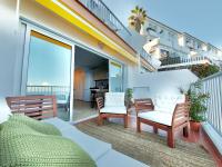 A balcony or terrace at Coastview Terrace Studio by TOR