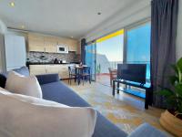A kitchen or kitchenette at Coastview Terrace Studio by TOR