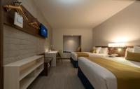 Microtel Inn & Suites by Wyndham Guadalajara Surにあるベッド