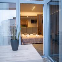 Postel nebo postele na pokoji v ubytování Hotel JeštěBrno