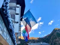 Widok na góry z tego hotelu