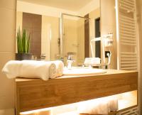 Koupelna v ubytování Hotel JeštěBrno