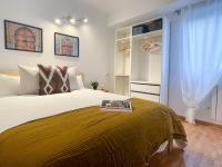 Postel nebo postele na pokoji v ubytování Amplio apartamento en pleno corazón de Alicante