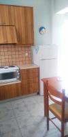 Kuchyň nebo kuchyňský kout v ubytování Riza Falasarna Apartments