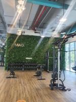 Fitness centrum a/nebo fitness zařízení v ubytování Cozy 1-bedroom apartment in Dubai South with Pool