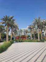 Půdorys ubytování Cozy 1-bedroom apartment in Dubai South with Pool