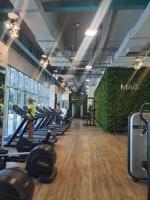 Fitness centrum a/nebo fitness zařízení v ubytování Cozy 1-bedroom apartment in Dubai South with Pool