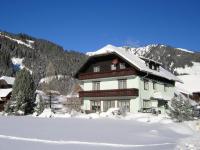 a large house with snow on top of it at Studio Dirndl und Bua by Interhome in Donnersbachwald