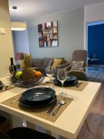 Posedenie v ubytovaní Lux Apartment Kołobrzeg Polanki Park