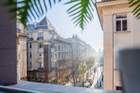 Výhľad na mesto Budapešť alebo výhľad na mesto priamo z apartmánu