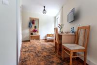 Telewizja i/lub zestaw kina domowego w obiekcie Hotel Zamek