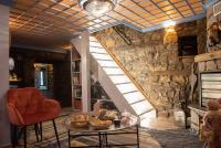 A seating area at Dandy Villas Metsovo-Metska-Down Town-Up to 7