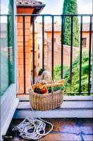 Balkón alebo terasa v ubytovaní Luxury art apartment in Trastevere with terrace