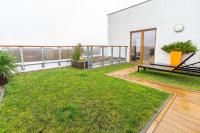 Vonkajšia záhrada v ubytovaní VacationClub - Olympic Park Apartament A602