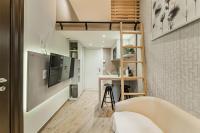 A television and/or entertainment centre at ZEUS Design Mini Holliday Embel #23