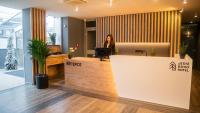 Vstupní hala nebo recepce v ubytování Hotel JeštěBrno