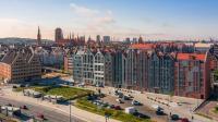 Výhľad na mesto Gdansk alebo výhľad na mesto priamo z apartmánu