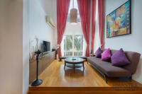 TV a/nebo společenská místnost v ubytování Simantra Private Villas