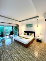 Khaosok Good view Resort - SHA PLUSにあるベッド