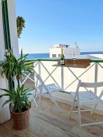 Balkón alebo terasa v ubytovaní BAHIA LA SANTA APARTMENTS LANZAROTE