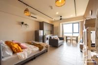 9am-5pm, SAME DAY CHECK IN AND CHECK OUT, Work from Home, Comfy & Quiet Tamarind Suites-Cyberjaya by Flexihome-MY,にあるベッド