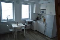 A kitchen or kitchenette at Ager Apartments