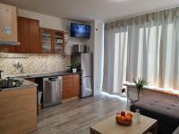 Kuchyň nebo kuchyňský kout v ubytování aPARTment chLEEW (1844)