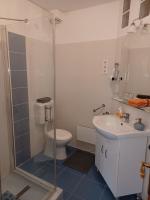 Kúpeľňa v ubytovaní Éva Apartmanház