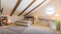A bed or beds in a room at Villa gaia sasavacanza