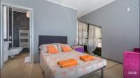 A bed or beds in a room at Villa gaia sasavacanza