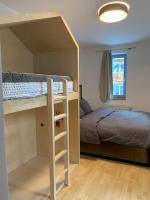 Postel nebo postele na pokoji v ubytování LIPNO BEACH SIDE - RIVIERA APARTMENT