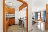 A kitchen or kitchenette at Blue Sky apartment