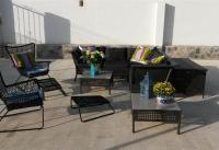 A seating area at Villa Salt Lake near city and beach