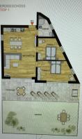 Plán poschodí v ubytovaní Design-Finca