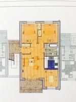 Plán poschodí v ubytovaní "Rodzinny Apartament pod Śnieżką" na osiedlu "Apartamenty pod Śnieżką"