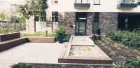 Vonkajšia záhrada v ubytovaní Primo Apartments Tramwajowa 17B
